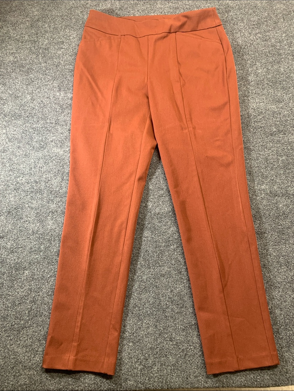 Chico's Straight Leg Pants in Burnt Orange